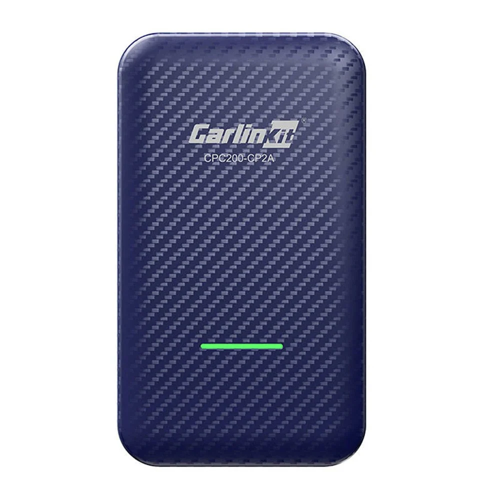 Carlinkit Trådløs Adapter for Apple CarPlay & Android Auto - Blå v:3487561