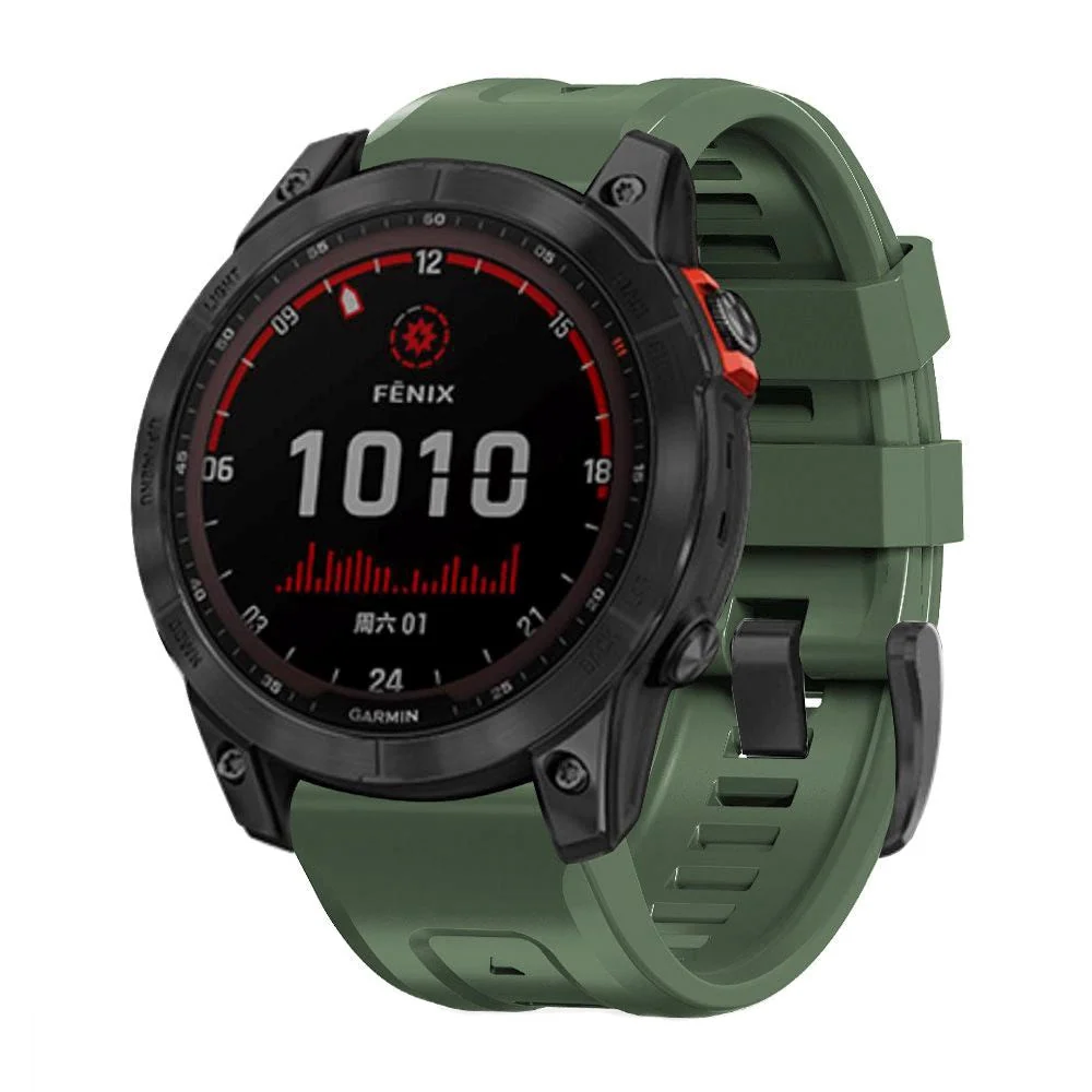 Universal Garmin 22mm QuickFit Rem Tech-Protect Icon Band Stropp - Mør v:369039
