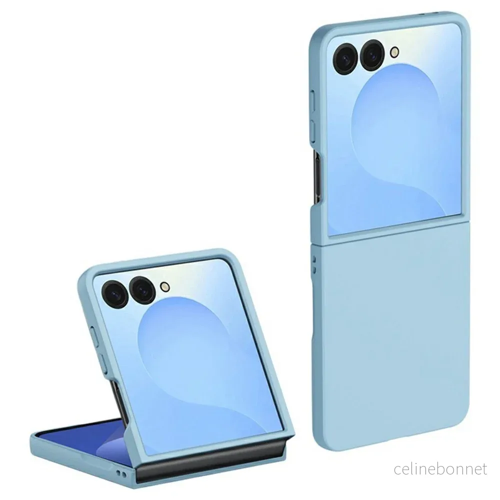EIDERWOOD Samsung Galaxy Z Flip7 Hard Plast Deksel – Lysblå v:4273946 EIDERWOOD Samsung Galaxy Z Flip7 Hard Plast Deksel – Lysblå v:4273946