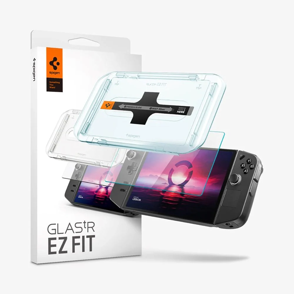 Lenovo Legion GO Spigen EZ Fit Glas.tR Skjermbeskytter – Case Friendly v:2545333 Lenovo Legion GO Spigen EZ Fit Glas.tR Skjermbeskytter – Case Friendly v:2545333