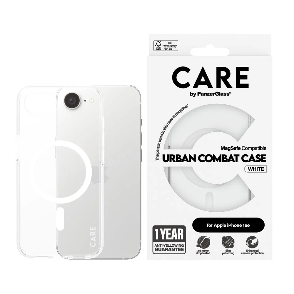 CARE by PanzerGlass iPhone 17e / 16e FLAGSHIP Urban Combat Deksel – Ma v:1832393