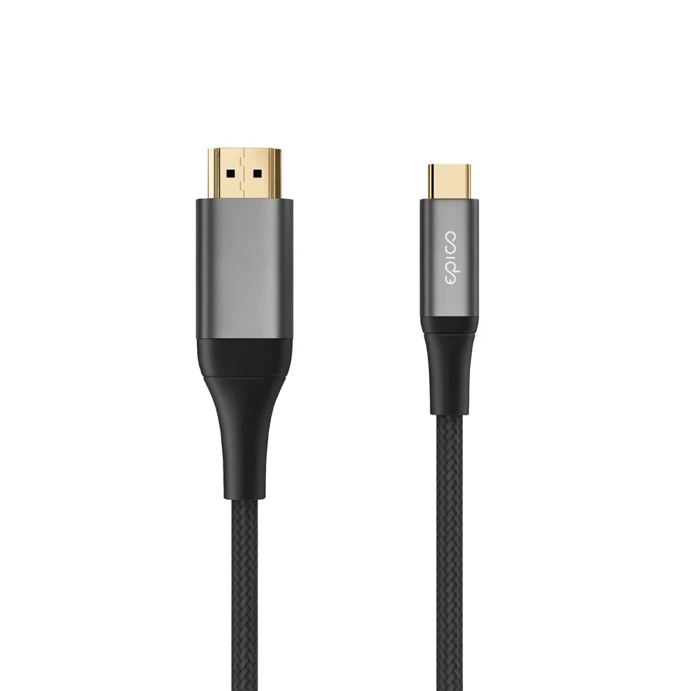 Epico UltraLink HDMI til USB-C Kabel – 2m – 4K / 60Hz – Space Grey v:5935728 Epico UltraLink HDMI til USB-C Kabel – 2m – 4K / 60Hz – Space Grey v:5935728