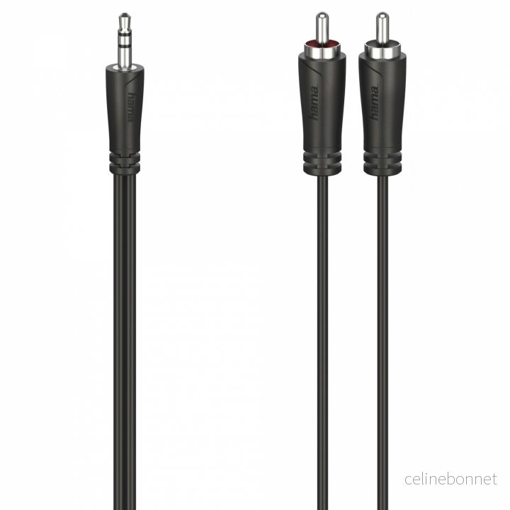 Hama 3,5 mm – 2x RCA lydadapterkabel, 3 m v:2633997