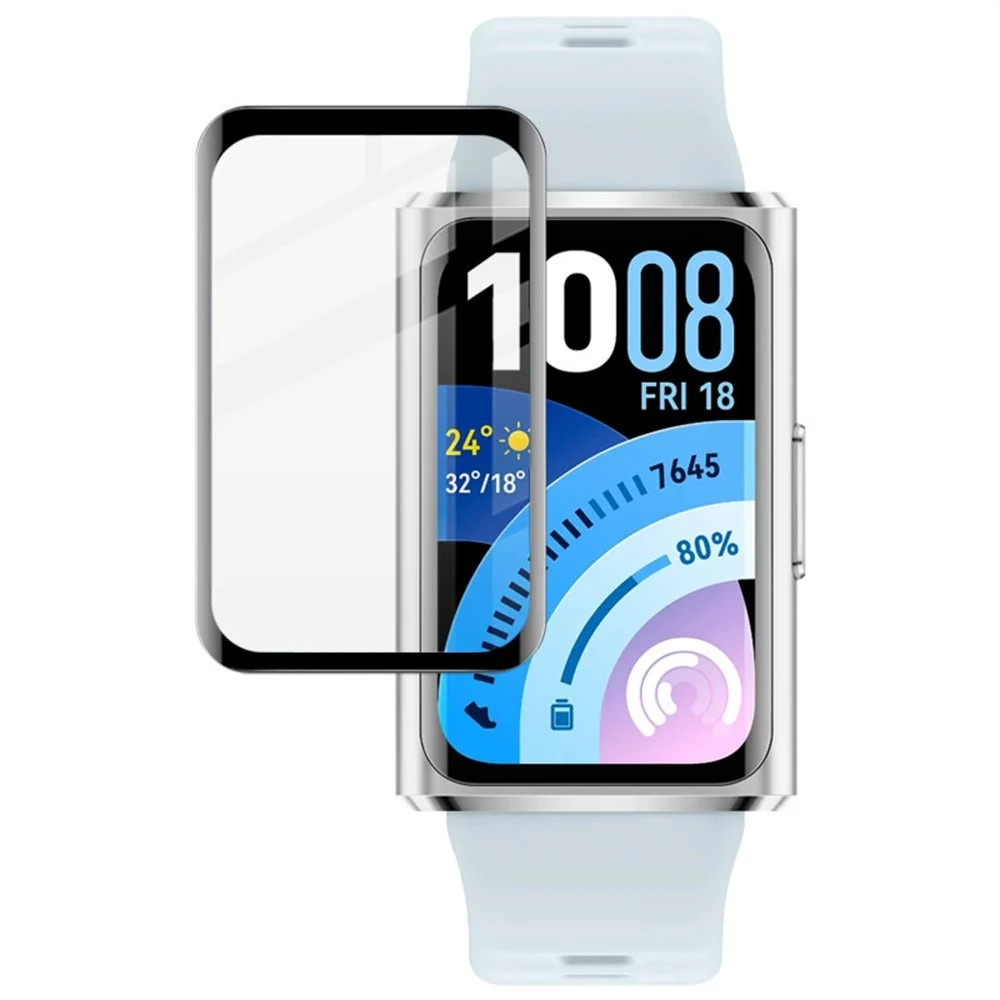 Huawei Band 11 Pro IMAK Skjermbeskytter – Gjennomsiktig / Svart Kant v:8903894 Huawei Band 11 Pro IMAK Skjermbeskytter – Gjennomsiktig / Svart Kant v:8903894