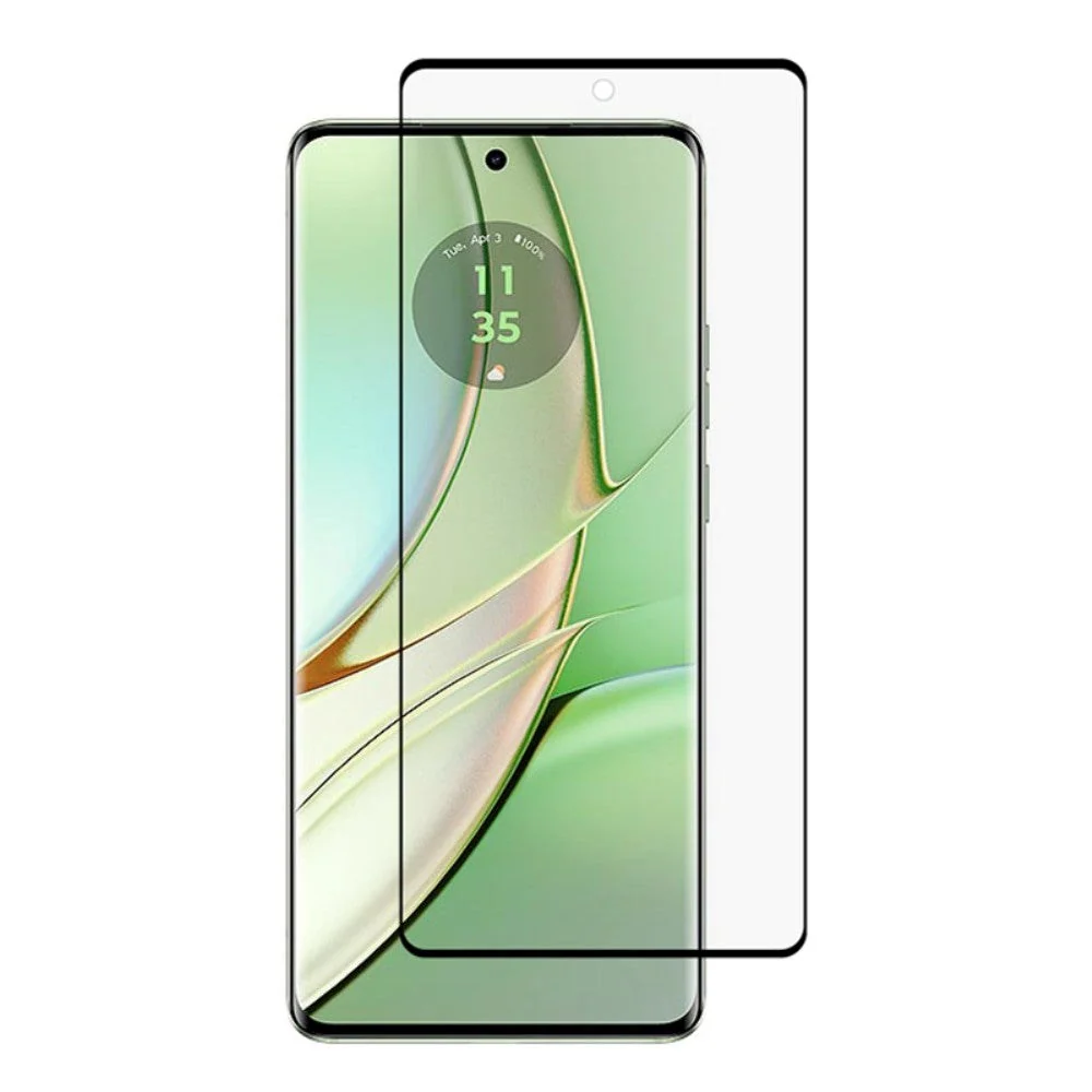 Motorola Edge 40 Skjermbeskytter i Glass - Full-fit - Svart Kant v:5755687