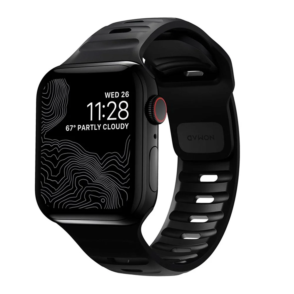 Nomad Apple Watch (42/44/SE/45/46/49mm) Sport Band Rem - Black v:8150500