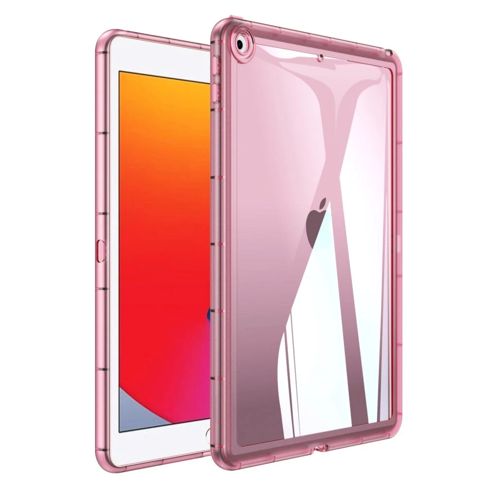 iPad (2018) / iPad (2017) Hybrid Bakdeksel – Pink / Gjennomsiktig v:7520284 iPad (2018) / iPad (2017) Hybrid Bakdeksel – Pink / Gjennomsiktig v:7520284