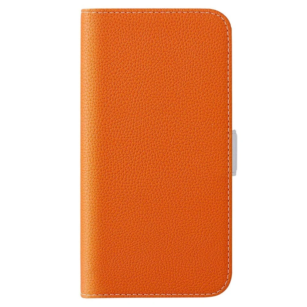 Samsung Galaxy A24 PU Litchi Skin Flip Deksel med Magnetisk Luk – Oran v:5899173 Samsung Galaxy A24 PU Litchi Skin Flip Deksel med Magnetisk Luk – Oran v:5899173