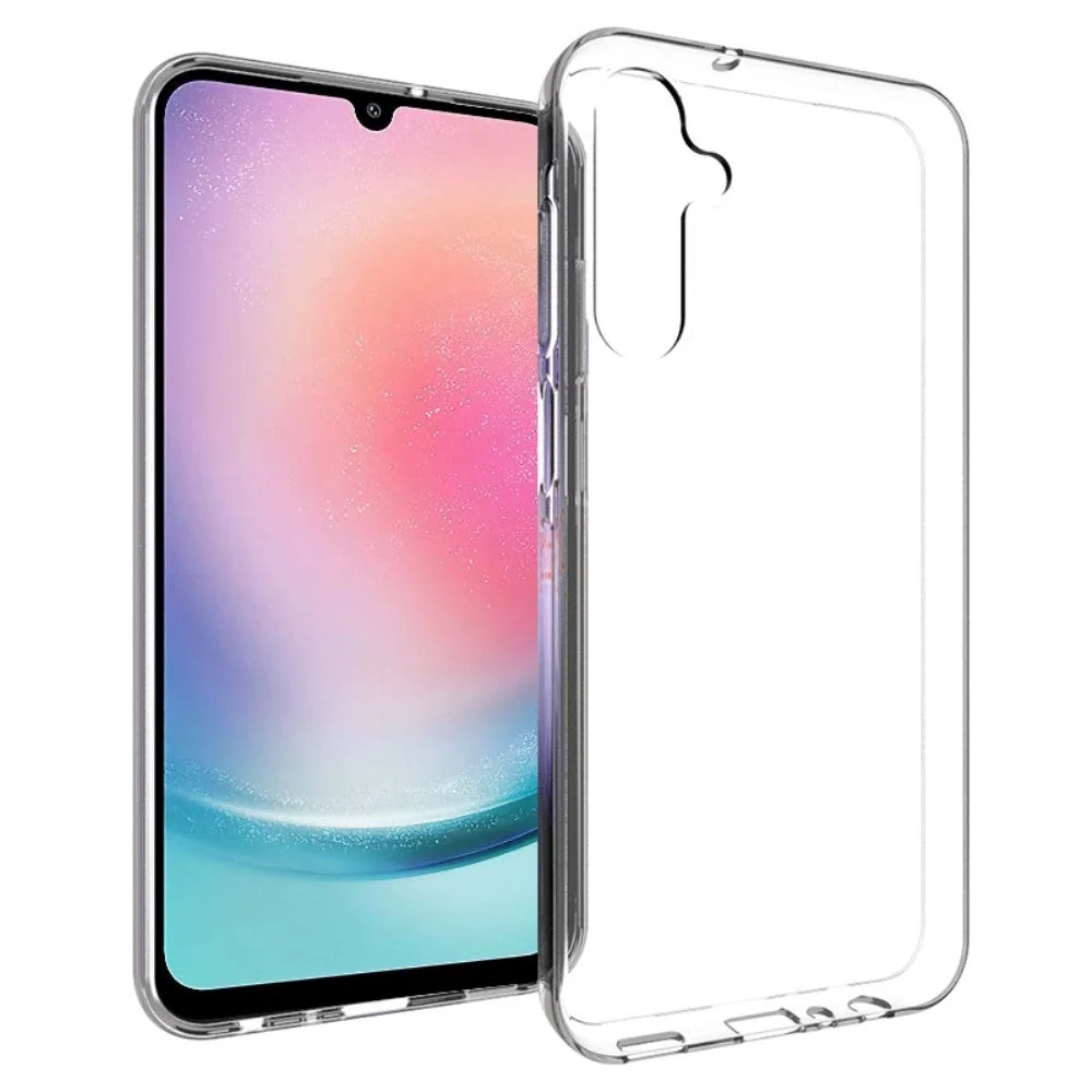 Samsung Galaxy A25 (5G) Fleksibel Plast Deksel – Gjennomsiktig v:285258 Samsung Galaxy A25 (5G) Fleksibel Plast Deksel – Gjennomsiktig v:285258