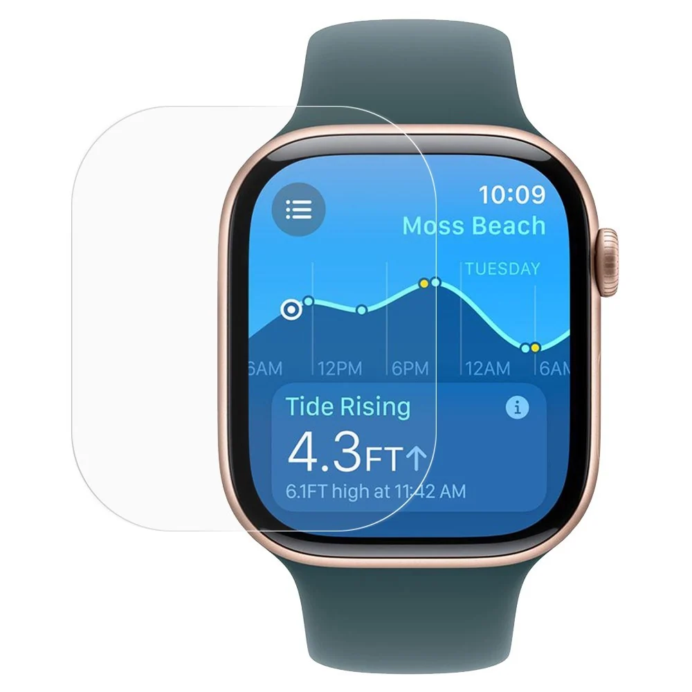 Apple Watch 11 / 10 (42mm) Beskyttelsesfilm – Gjennomsiktig v:4722820