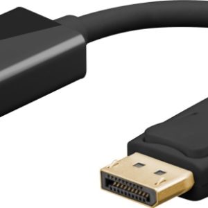 Goobay DisplayPort™/HDMI™-adapterkabel 1.2, gullbelagt DisplayPort™-plugg > HDMI™-kontakt (type A) v:7653138 Goobay DisplayPort™/HDMI™-adapterkabel 1.2, gullbelagt DisplayPort™-plugg > HDMI™-kontakt (type A) v:7653138