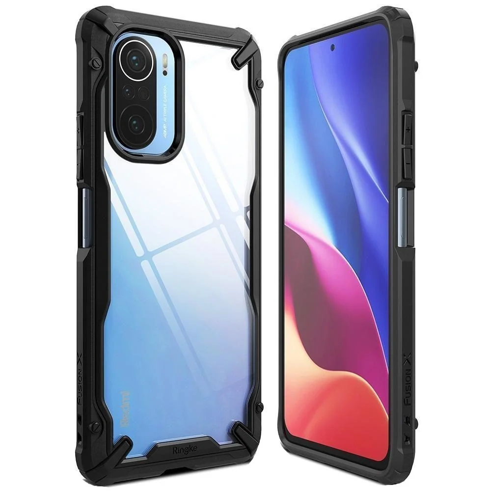 Xiaomi Poco F3 (5G) Ringke Fusion X Deksel – Sort v:5608428 Xiaomi Poco F3 (5G) Ringke Fusion X Deksel – Sort v:5608428