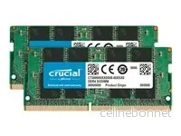 Crucial DDR4 64GB-sett 3200MHz CL22 ikke-ECC SO-DIMM 260-PIN v:3067206