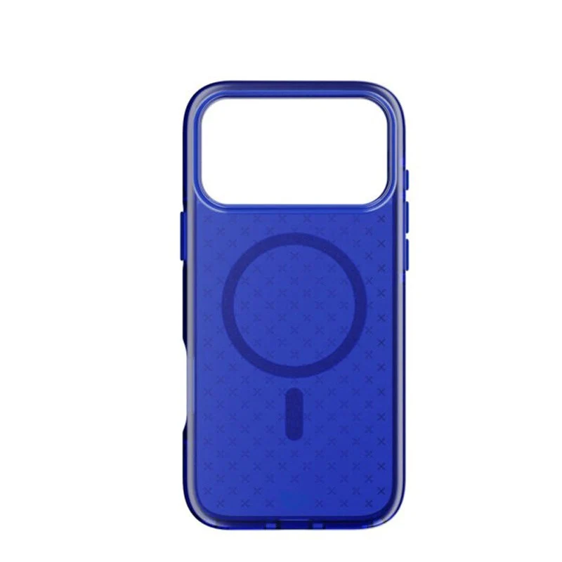 iPhone 17 Pro Max Tech21 EVO Check Deksel – MagSafe Kompatibel – Blå v:1161499 iPhone 17 Pro Max Tech21 EVO Check Deksel – MagSafe Kompatibel – Blå v:1161499