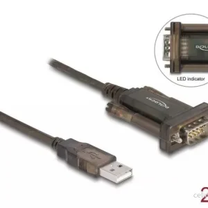 DeLOCK Adapter USB 2.0 Type-A > 1 x seriell DB9 RS-232 v:9748885