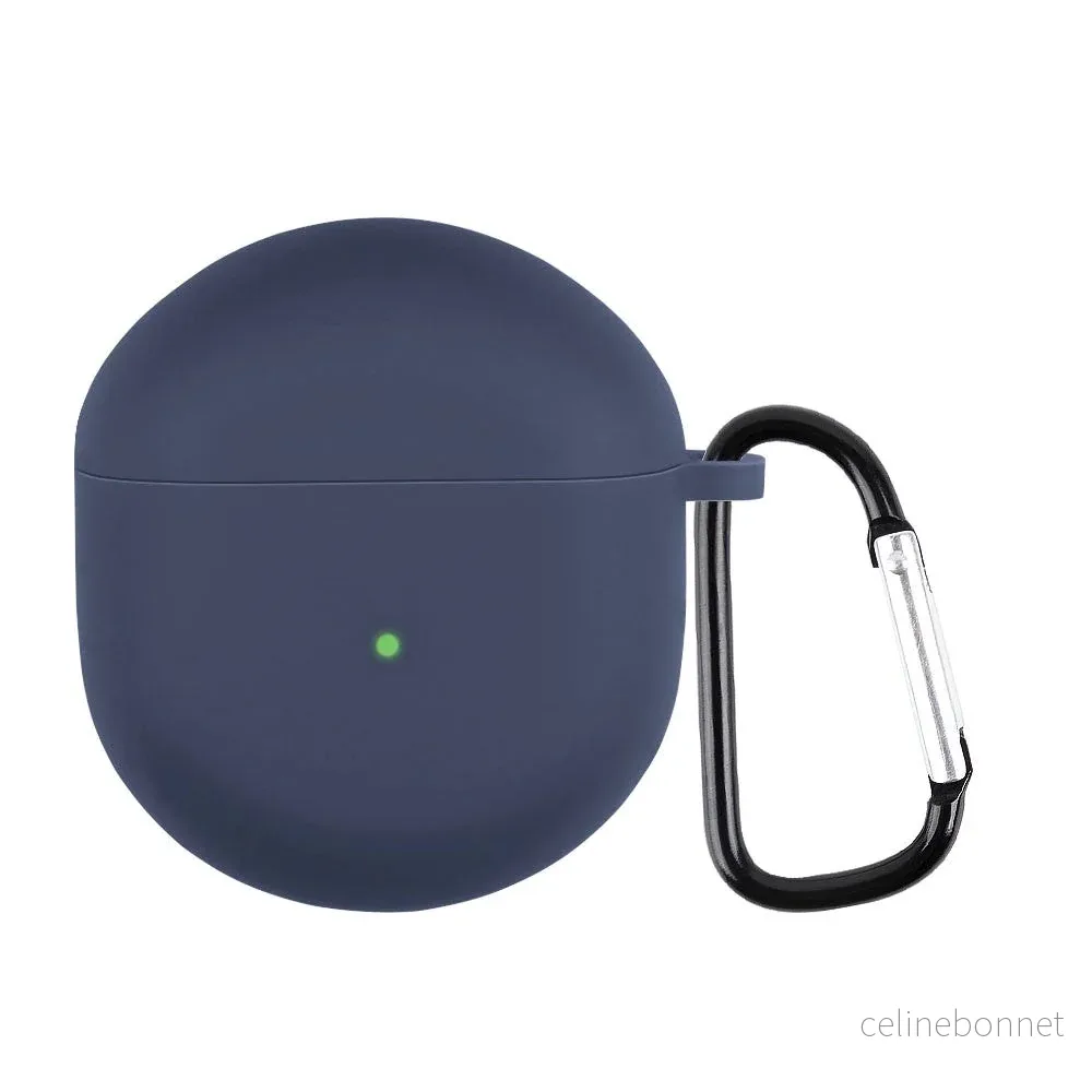 OnePlus Buds Silikondeksel med Karabinkrok – Blå v:7270171 OnePlus Buds Silikondeksel med Karabinkrok – Blå v:7270171