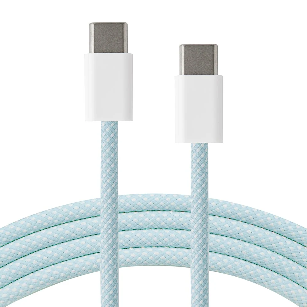 Xceed Braided USB-C til USB-C PD 60W - 1m - Blå v:3845219