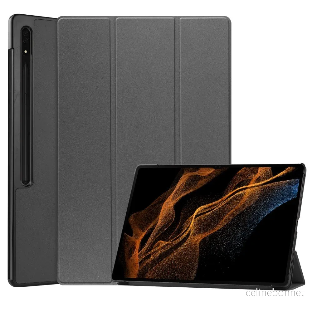 EIDERWOOD Samsung Galaxy Tab S10 Ultra Tri-Fold Kunstskinn Deksel m. S v:2139709