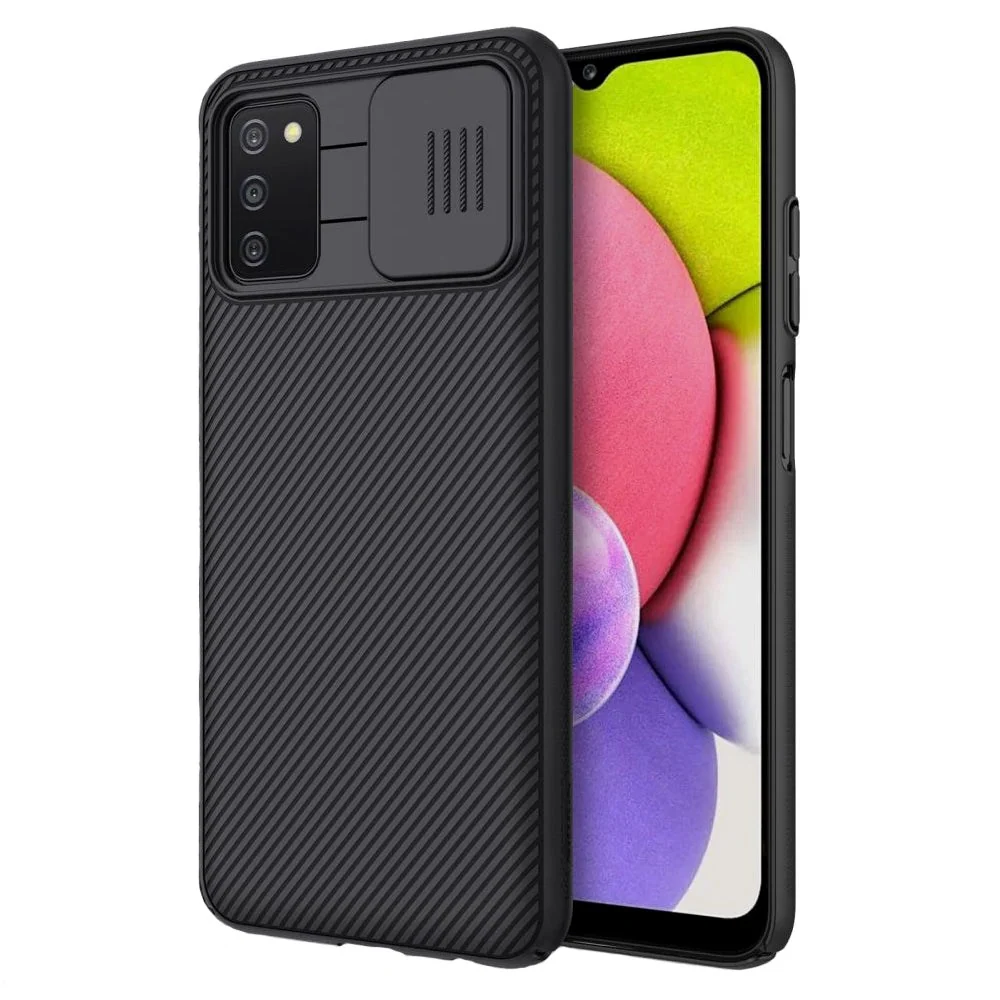 Samsung Galaxy A03s Nillkin Camshield Deksel – Svart v:5655420 Samsung Galaxy A03s Nillkin Camshield Deksel – Svart v:5655420