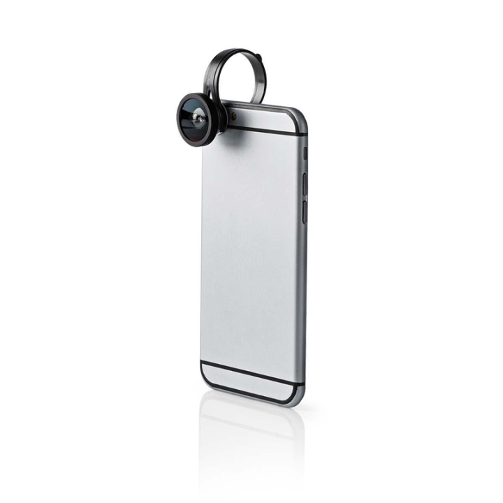 Nedis Kameralinsen Kit | Apparat: Smartphone / Tablet | 3-in-1 | Linse type: Fish Eye / Macro / Wide Angle | Påklippbar v:6198608 Nedis Kameralinsen Kit | Apparat: Smartphone / Tablet | 3-in-1 | Linse type: Fish Eye / Macro / Wide Angle | Påklippbar v:6198608