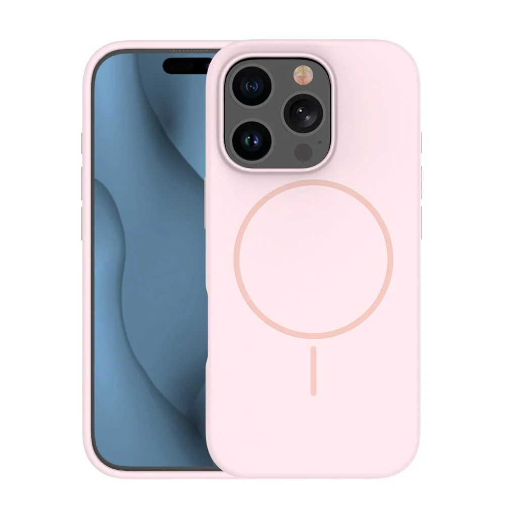 iPhone 16 Pro Silicone Thin Deksel – MagSafe Kompatibel – Rosa v:1722736 iPhone 16 Pro Silicone Thin Deksel – MagSafe Kompatibel – Rosa v:1722736
