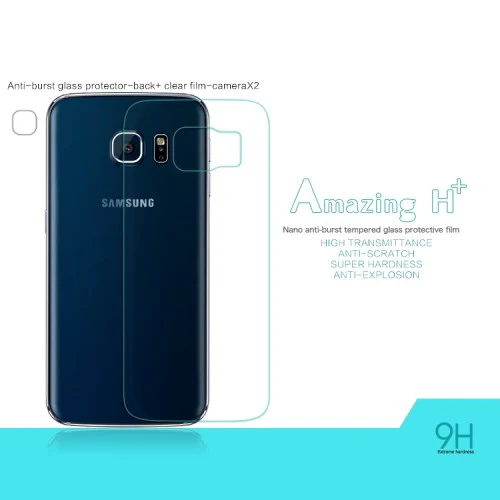 Samsung Galaxy S6 Edge NILLKIN Amazing+ Herdet Glass til Bakside v:3775205