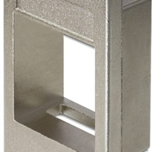 DeLOCK Keystone-modulholder for montering i skap, metall, sølv v:9344108 DeLOCK Keystone-modulholder for montering i skap, metall, sølv v:9344108