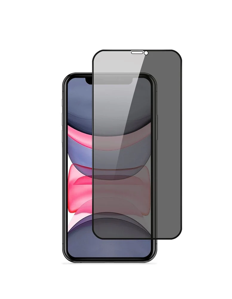 iPhone 11 / XR Epico 3D+ Privacy Glass Skjermbeskyttelsesglass - Gjenn v:8452422