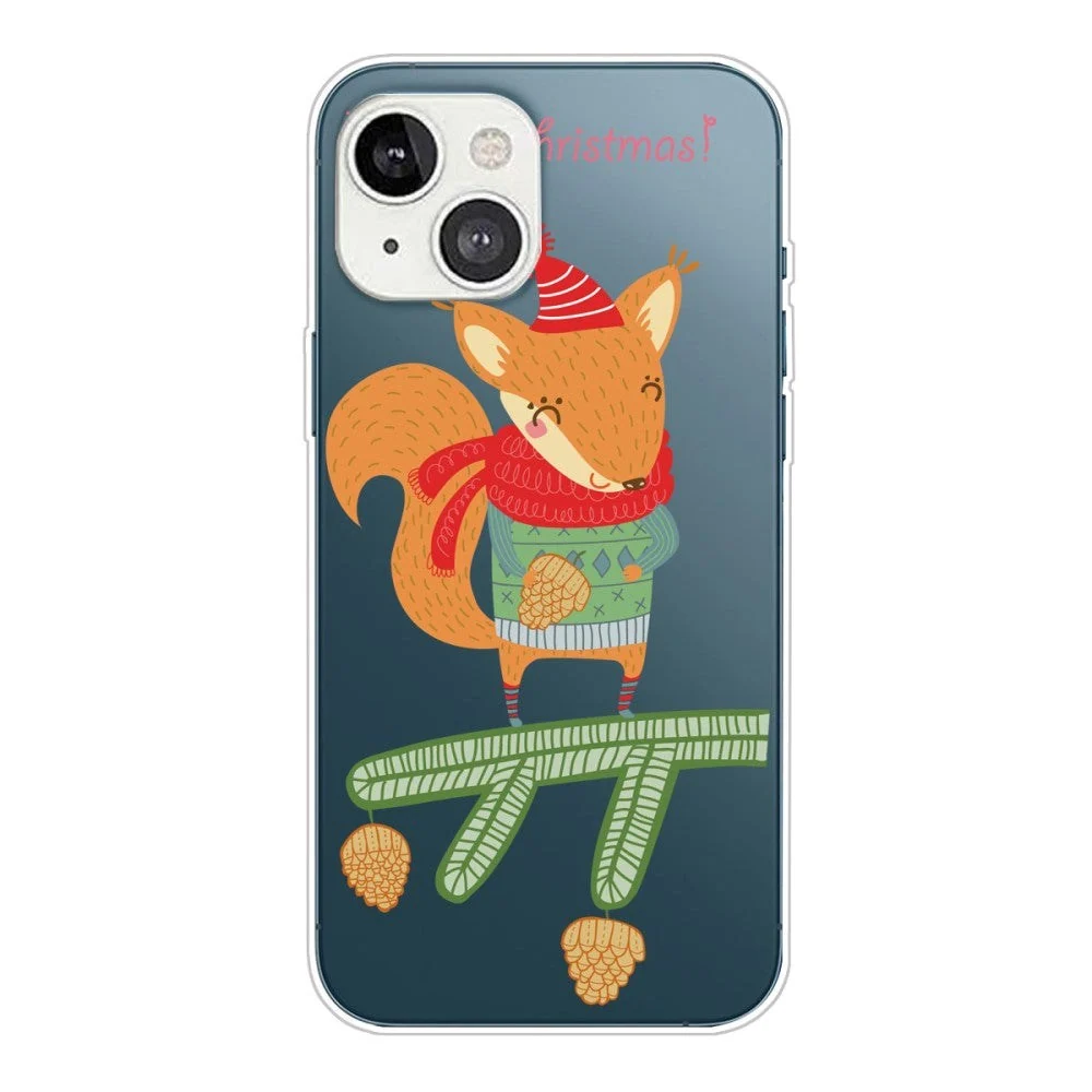iPhone 15 Fleksibelt Juledeksel i Plast – Ekorn v:9030264 iPhone 15 Fleksibelt Juledeksel i Plast – Ekorn v:9030264