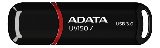 ADATA UV150 USB-minnepinne, 32 GB, USB 3.0, svart v:9205092 ADATA UV150 USB-minnepinne, 32 GB, USB 3.0, svart v:9205092
