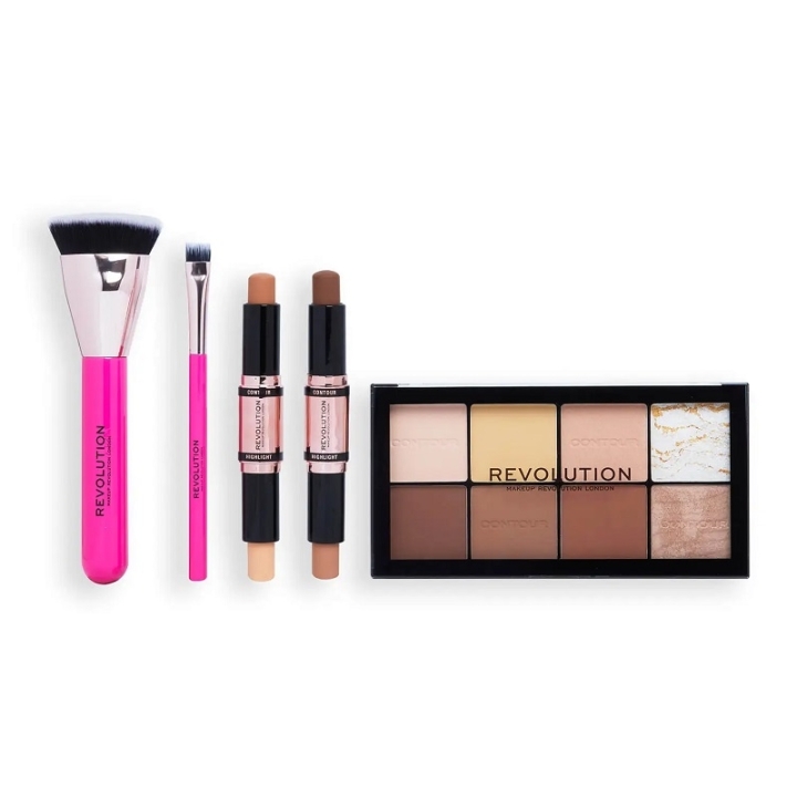 Makeup Revolution All About The Contour-gespesialsett v:5392368 Makeup Revolution All About The Contour-gespesialsett v:5392368