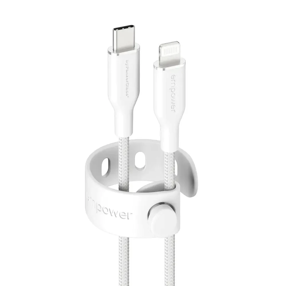 empower by PanzerGlass Racing 60W USB-C til Lightning Kabel – 1.2m – S v:3291503