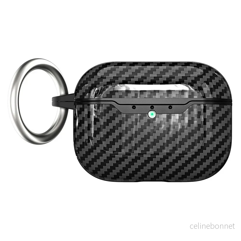 Apple AirPods Pro (3. gen.) Carbon Plast Deksel – Svart v:4199438