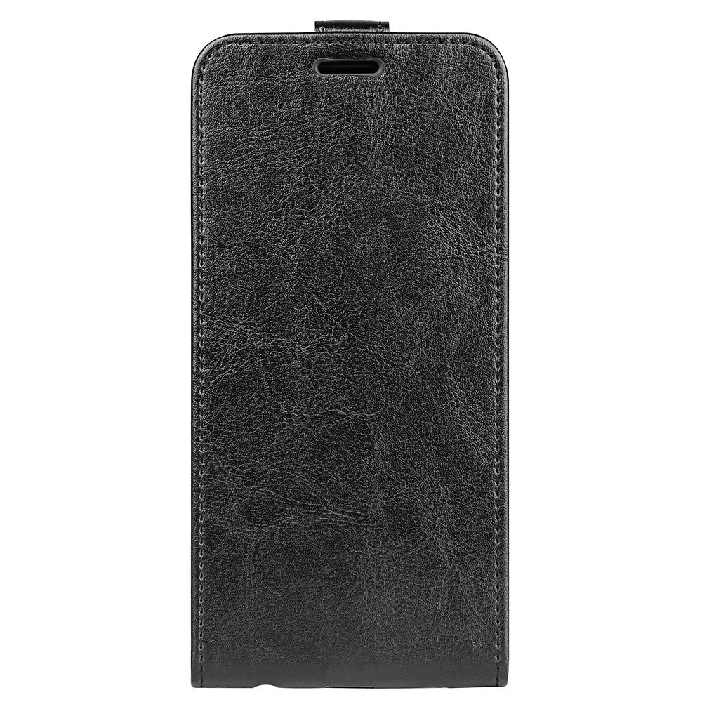 Nokia G22 Vertikalt Flip Kunst Skinn Deksel med Lommebok – Svart v:2134374