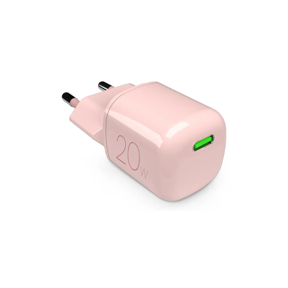 Puro Vegglader GaN 20W med USB-C Port – Pink v:9474271 Puro Vegglader GaN 20W med USB-C Port – Pink v:9474271