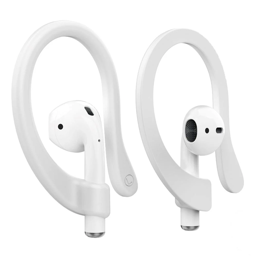 AirPods / AirPods Pro Fleksibel Magnetisk Silikon Ørekrok – Hvit v:799191