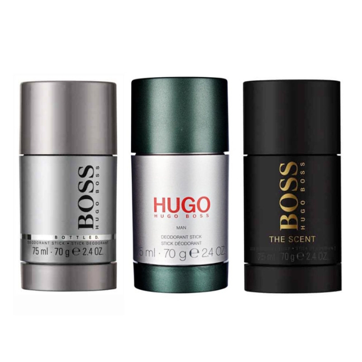 Hugo Boss 3-pk Hugo Boss Deostick (Bottled + Hugo Man + The Scent 75ml) v:6535450 Hugo Boss 3-pk Hugo Boss Deostick (Bottled + Hugo Man + The Scent 75ml) v:6535450