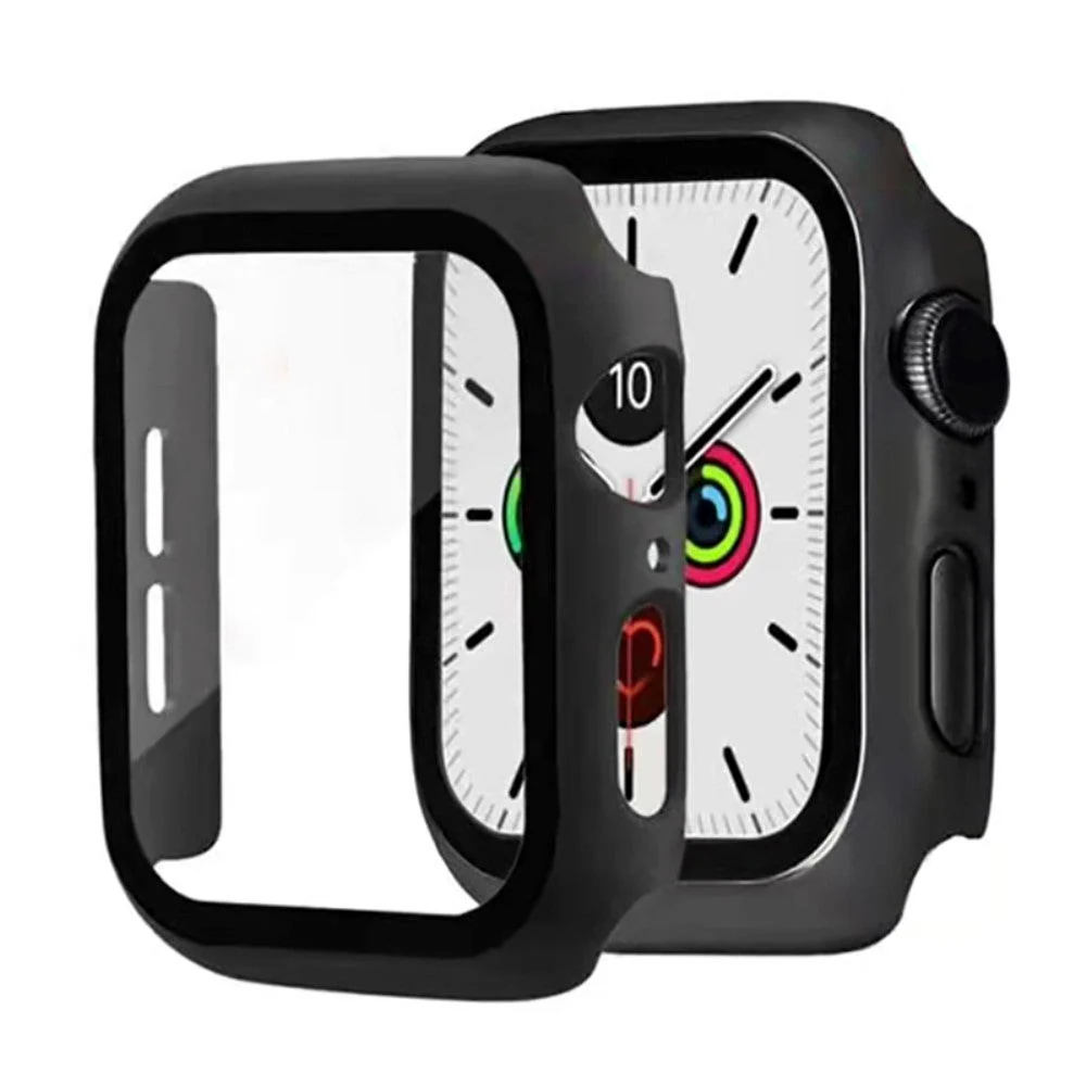 Apple Watch 9/8/7 (45mm) Hardplastdeksel med innebygd skjermbeskytter v:1787636 Apple Watch 9/8/7 (45mm) Hardplastdeksel med innebygd skjermbeskytter v:1787636