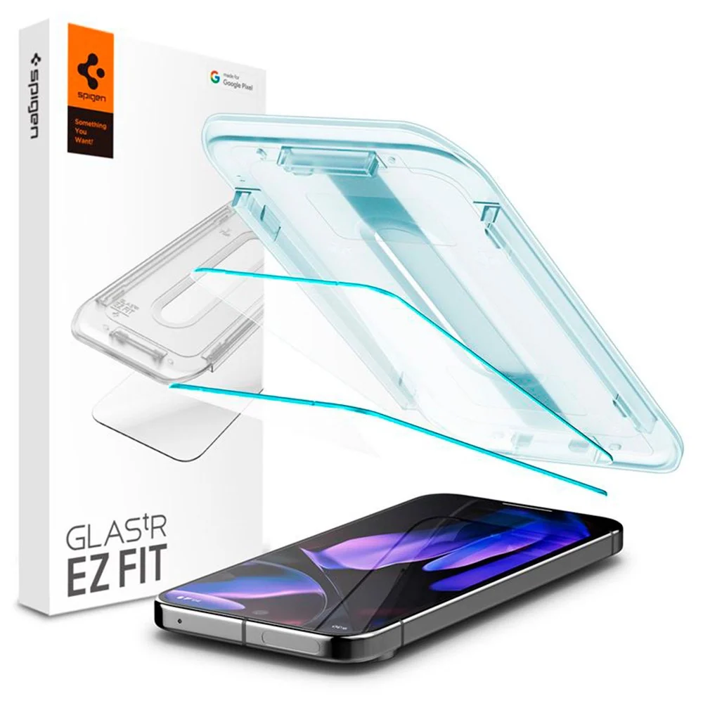 Google Pixel 10 / 10 Pro / 9 / 9 Pro Spigen EZ Fit Glas.tR Skjermbesky v:2057166 Google Pixel 10 / 10 Pro / 9 / 9 Pro Spigen EZ Fit Glas.tR Skjermbesky v:2057166