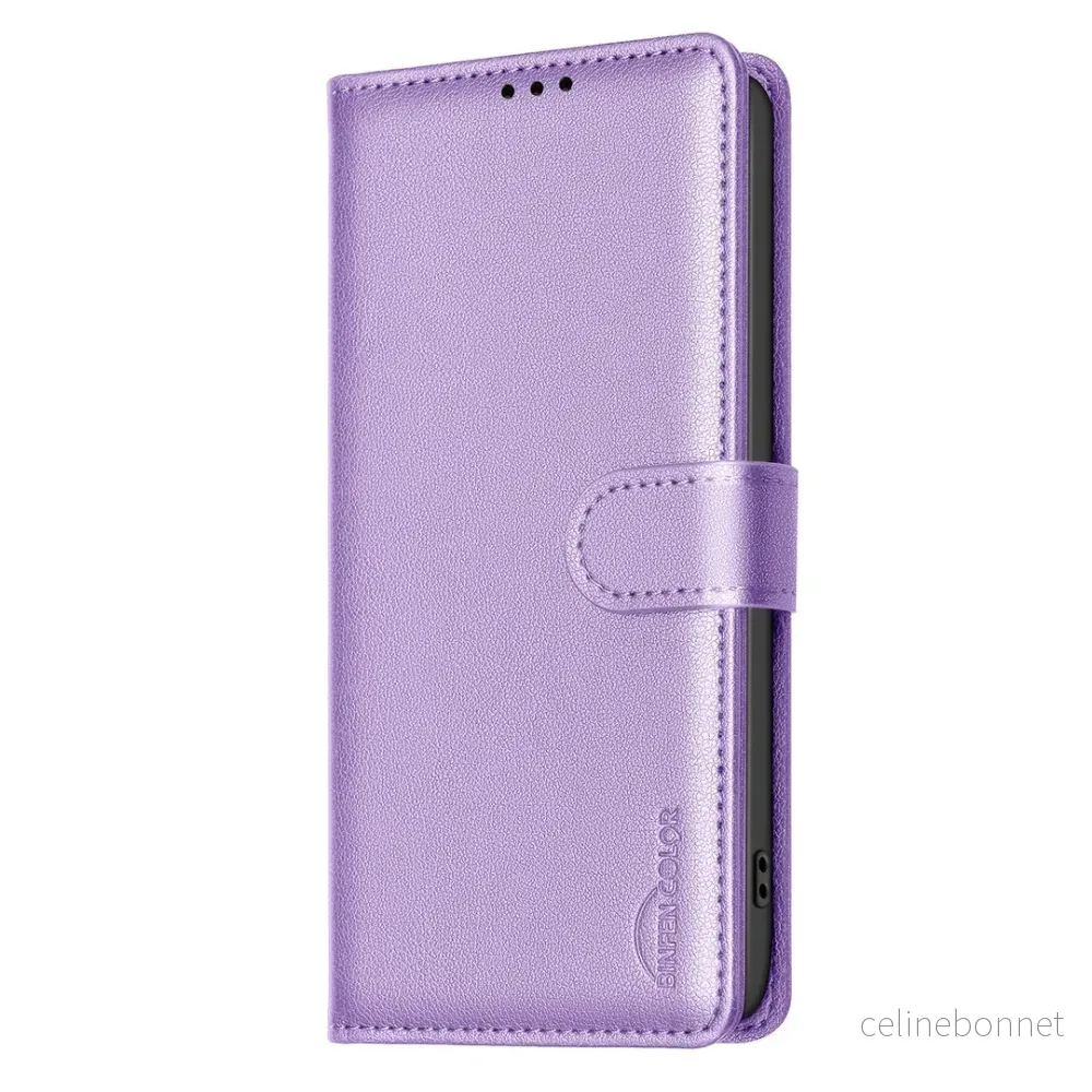 EIDERWOOD Samsung Galaxy S25 FE Kunstskinn Flip Deksel med Stativ & Lo v:3643950