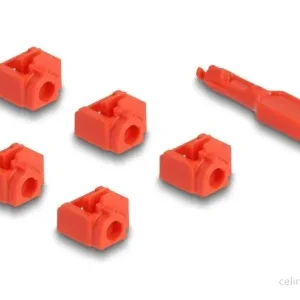 DeLOCK RJ45 Port Blocker Set for RJ45 jack 10 pieces v:4658726 DeLOCK RJ45 Port Blocker Set for RJ45 jack 10 pieces v:4658726