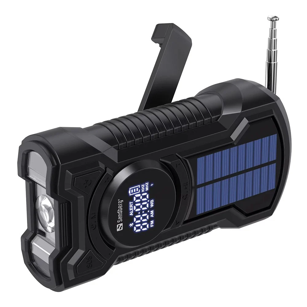 Sandberg Survivor Radio – 5.000mAh Solcelle PowerBank med Nødradio & L v:5730861