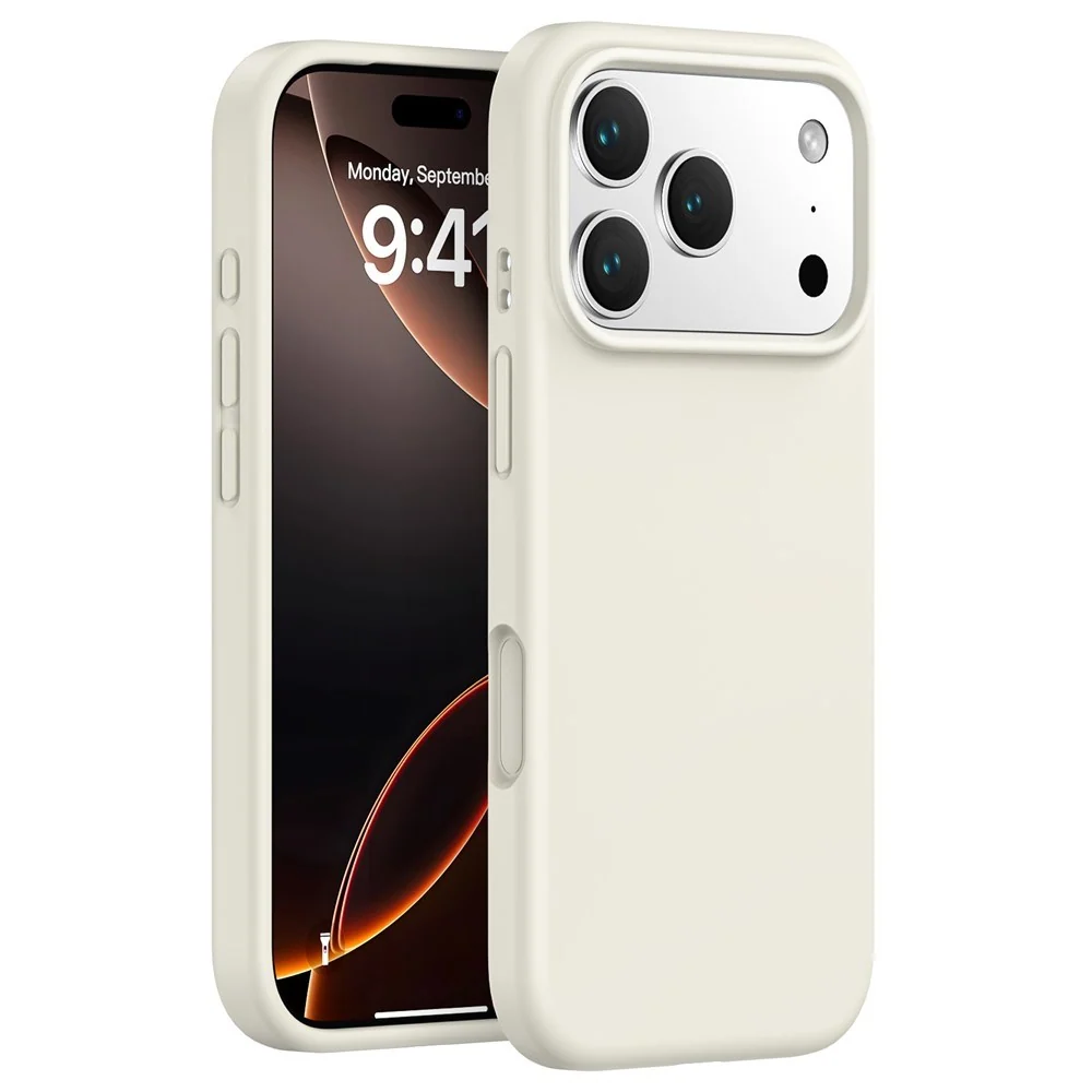 iPhone 18 Pro / 17 Pro EIDERWOOD Silikondeksel – Hvit v:6320862 iPhone 18 Pro / 17 Pro EIDERWOOD Silikondeksel – Hvit v:6320862