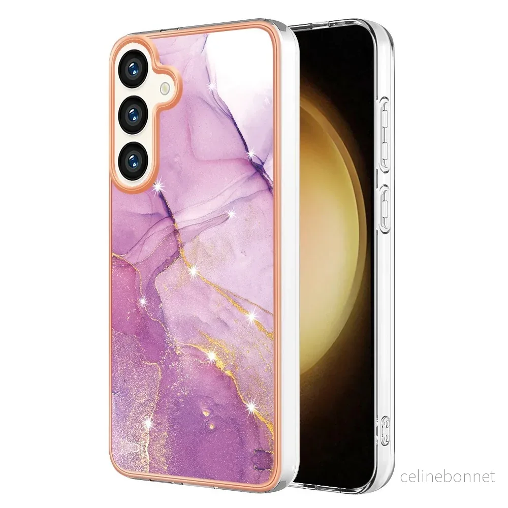 EIDERWOOD Samsung Galaxy S25+ (Plus) / S24+ (Plus) Marmormønstret Plas v:2212943