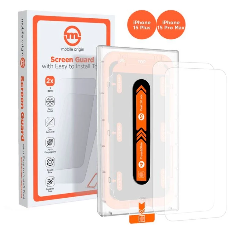 iPhone 15 Pro Max / 15 Plus Mobile Origin Beskyttelsesglass – Case Fri v:2213015 iPhone 15 Pro Max / 15 Plus Mobile Origin Beskyttelsesglass – Case Fri v:2213015