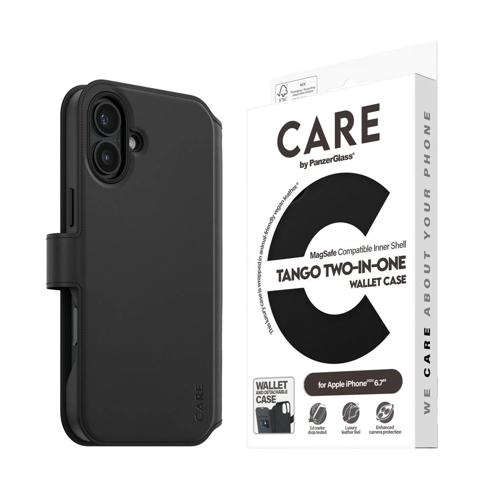 CARE by PanzerGlass iPhone 16 Plus Feature Tango 2-in-1 Deksel med Lom v:5610687 CARE by PanzerGlass iPhone 16 Plus Feature Tango 2-in-1 Deksel med Lom v:5610687
