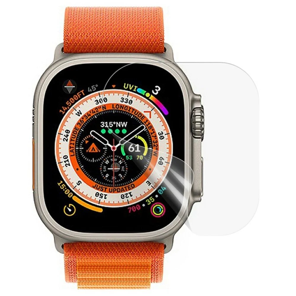 Apple Watch 12 / 11 / 10 (46mm) Fleksibel Beskyttelsesfilm – Gjennomsi v:4427578 Apple Watch 12 / 11 / 10 (46mm) Fleksibel Beskyttelsesfilm – Gjennomsi v:4427578