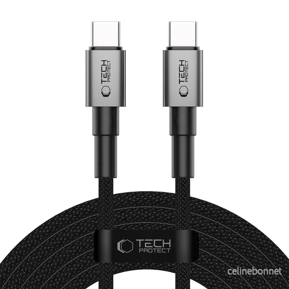 Tech-Protect Ultraboost DNA PD 100W/5A USB-C til USB-C-Kabel 3m - Svar v:6799035