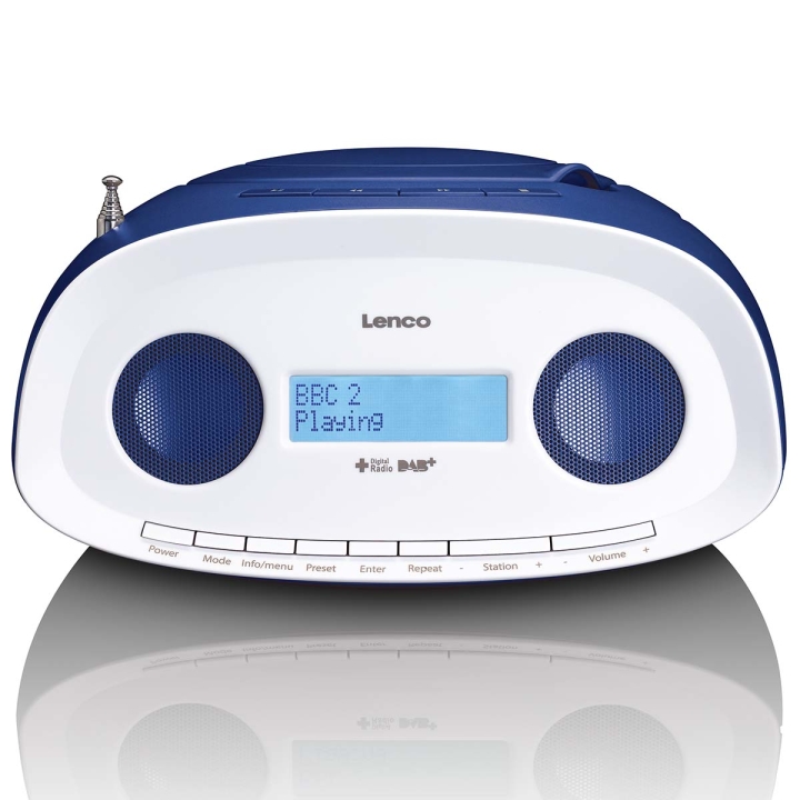 Lenco Bærbar DAB+/FM-radio med CD- og USB-spiller Blå v:2849792 Lenco Bærbar DAB+/FM-radio med CD- og USB-spiller Blå v:2849792