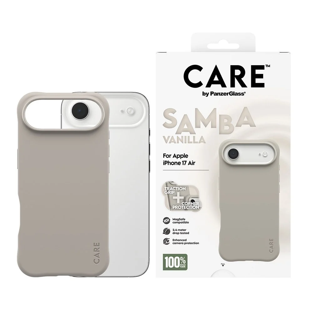 CARE by PanzerGlass iPhone Air Fashionable Samba Deksel – MagSafe Komp v:2399324 CARE by PanzerGlass iPhone Air Fashionable Samba Deksel – MagSafe Komp v:2399324